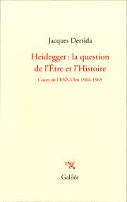 Heidegger : la question de l'tre et l'Histoire